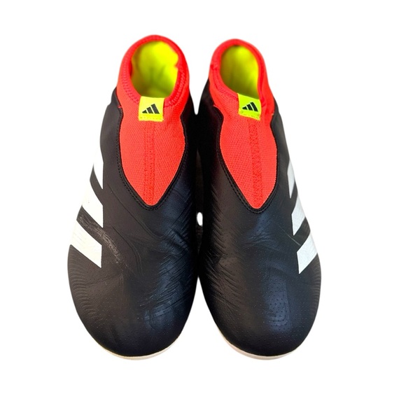 Adidas Black and White Athletic Soccer Shoes - Picture 4 of 5